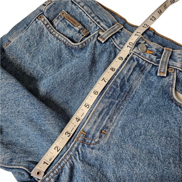 90s Calvin Klein Vintage Jeans Boot Leg Cotton Structured Stonewash Women's 29 - Picture 8 of 13